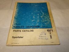1961-1971 Harley-Davidson Motor Co. Sportster Parts Catalog Book  picture