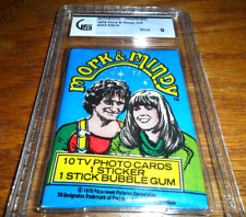 1978 TOPPS Mork & Mindy Unopened Trading Cards Wax Pack Graded GAI MINT  9 picture