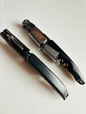 (2) COUTALE Innovation Black 2 Step Waiters Corkscrews Wine Opener picture
