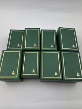 Danbury Mint Limited Edition Christmas Ornaments (Gold) Lot of 8 3D Vintage picture
