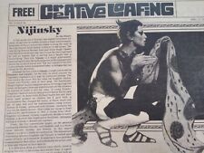 Atlanta GA Creative Loafing Newspaper Vtg 1980 Rare Cool Ads Nijinsky Zappa Iggy picture