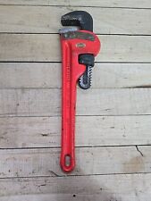 Vintage Ridge Tool Pipe Wrench 10 Inches Elyria OH (*21) picture