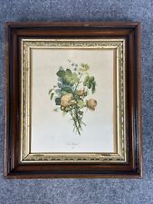 Antique Wood 14X 16 Eastlake Victorian Gold Gilt Deep Picture Frame Flower Print picture