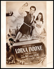 Richard Greene + Barbara Hale in Lorna Doone (1951) Hollywood Movie Photo M 204 picture