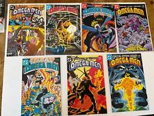 Lot of 7 The Omega Men comics # 1, 6, 7, 8, 10, 11, 12 - All Near Mint DC Comics picture