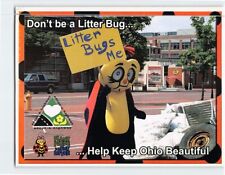 Postcard Lucky the Ladybug Don't Be A Litter Bug Ohio USA picture