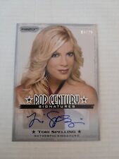 Tori Spelling /25 Silver Autograph Card 2010 Pop Century Beverly Hills 90210 picture