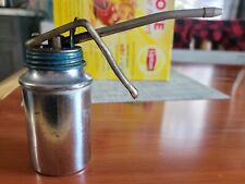 Vintage Brevettato G.125 Pump Oiler Oil Can BLUE LID Made in ITALY picture