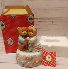 Enesco Lucy & Me Wedding Bears Music box 