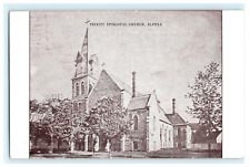 Trinity Episcopal Church Alpena MI Michigan Early View Postcard picture