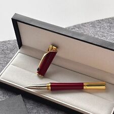 Luxury Princess Monaco Series Red - Gold Color 0.7mm Rollerball Pen No Box picture