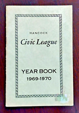 VTG 1969-1970 Hancock, Michigan Women's Civic Service League Yearbook #P1 picture