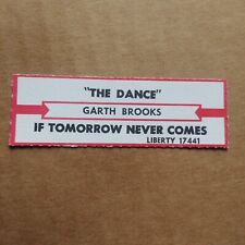 GARTH BROOKS The Dance/If Tomorrow Never Comes JUKEBOX STRIP Record 45 rpm 7
