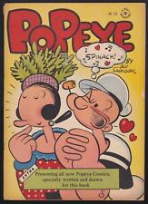 Four Color #168 Popeye VG 4.0 Dell Comic 1947 picture