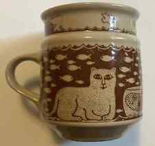 taylor and ng vintage mugs, hard to find 1976 cat and fishes and catfishes picture