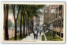 c1920 Broadway United States Hotel Restaurant Saratoga Springs New York Postcard picture