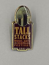 Vintage 2003 Tall Stacks Music Arts & Heritage Festival Lapel Pin picture
