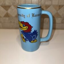 Vintage University of Kansas Souvenir Mug- WC Bunting Co, Wellsville, Ohio picture