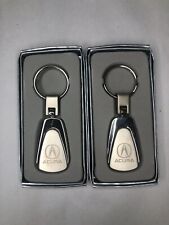 ACURA Dealer keychain Lot of 2 All Metal New in Box Nice Quality picture