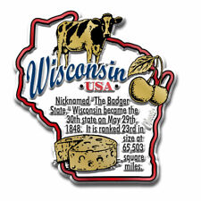 Wisconsin Information State Magnet by Classic Magnets, 2.5