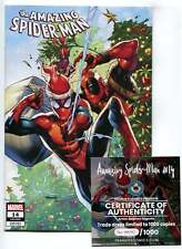 Amazing Spider-Man #14 Segovia Deadpool Variant 1st Hallows Eve #/1000 NM w/COA picture