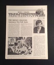 Wed Mapo Imaginews Disney Employee Newsletter 1983 Disney Channel picture