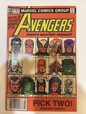 Avengers #221 Newsstand Variant She-Hulk joins the Avengers Marvel 1982 FN/VG picture