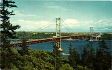 Vintage Postcard- The Narrows Bridge, Tacoma, WA 1960s picture