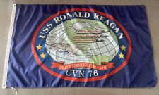 USN US NAVY USS Ronald Reagan CVN-76 3x5 ft Single-Sided Flag Banner picture