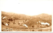 Real Photo PC Southern Pacific Lines Railroad Train Tehachapi Loop, California picture