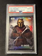 2022 Topps Chrome Star Wars Armored & Ready #AR-3 The Armorer  PSA 10 picture