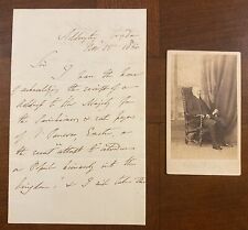 John Bird Sumner, Archbishop of Canterbury SIGNED letter 1850 w/Photo picture