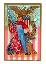 Early 1900's Labor Day Postcard #1 