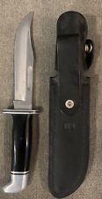 Vintage Buck 119 Knife Fixed Blade Original Sheath Pre 1986  picture