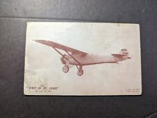 Mint USA Aviation Postcard Charles Lindbergh Spirit of St Louis Plane picture