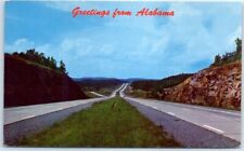 Postcard - Highway Scene, Greetings from Alabama picture