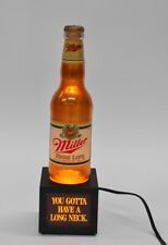 Miller High Life You Gotta Have a Long Neck Beer Light Up Sign Vintage  picture