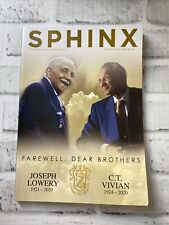 Sphinx Alpha Phi Alpha Fraternity Magazine Volume 106 No. 3 Farwell Dear Brother picture