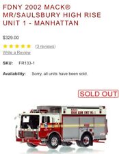 Fire Replicas 1/50 FDNY Mack/Saulsbury Highrise Unit 1- Manhattan  picture