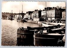 Postcard Cherbourg France Manche Quai Alexandre III Boats picture