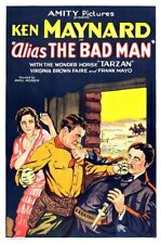 Alias The Bad Man - Western Movie Poster - 4 x 6 Photo Print picture