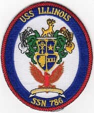USS Illinois SSN 786 (smaller size) - BC Patch - USN Submarine - Cat No. C7254  picture