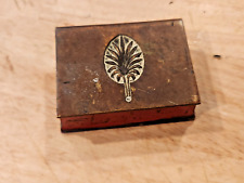 antique Bradley & hubbard brass stamp storage box picture