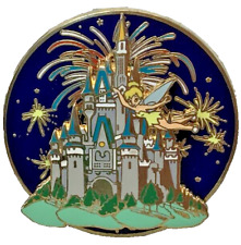 Walt Disney World - TINKER BELL Fireworks Spinner Cinderella Castle Movable Pin picture