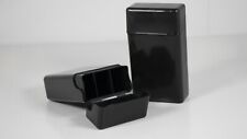 3 Black Color Flip Open Plastic Cigarette Case Holder with Divider for 100mm picture