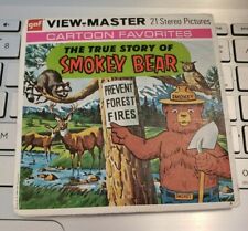 B405 True Story of Smokey the Bear Prevent Forest Fires view-master Reels Packet picture