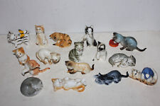 VTG Danbury Mint Cats of Character Bone China Cat Figurines lot of 16 picture