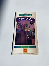 Vintage 1986 Disneyland Souvenir Guide By Kodak Green picture