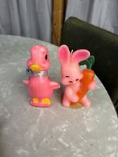 Vintage GURLEY Novelty 1950-60's Candles Duck & Bunny picture