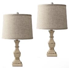 Set of 2 retro table lamps Vintage rustic table lamps picture